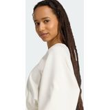 adidas - Soft Lux - Sweatshirt - Wit - Dames - Losse Pasvorm