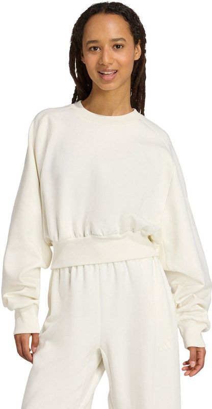 adidas - Soft Lux - Sweatshirt - Wit - Dames - Losse Pasvorm