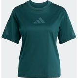 adidas - Z.N.E. T-shirt - Groen - Dames