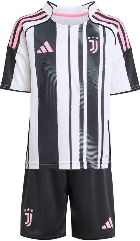 Adidas - Juventus Home Mini Kit - Voetbaltenue - Zwart/Wit - Polyester