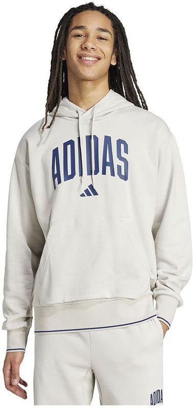 ADIDAS - Studentenhoodie - Grijs - Katoen