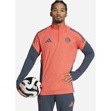 adidas - Bayern München - Trainingstrui - Oranje Donkergrijs - 1/4-Zip, 100% Gerecycled Polyester, AEROREADY Technologie