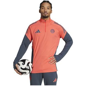 adidas - Bayern München - Trainingstrui - Oranje - 1/4-Zip, 100% Gerecycled Polyester, AEROREADY Technologie