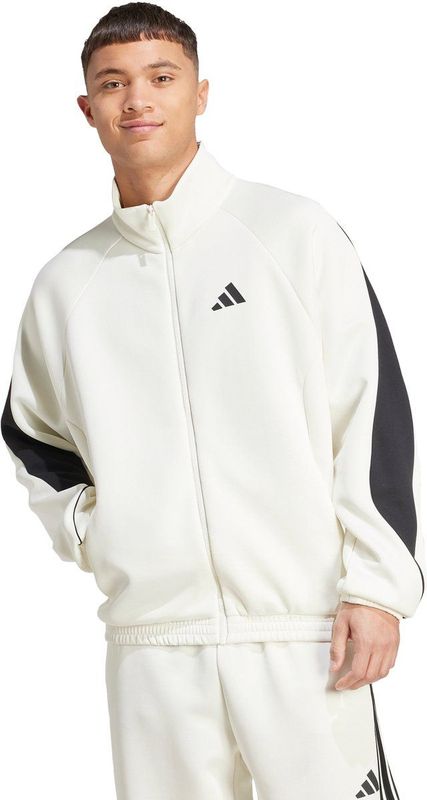 adidas - Sportswear Stadium - Sportjack - Wit - 67% Gerecycled Polyester, 33% Katoen