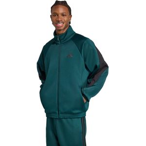 Adidas - Stadium - Trainingsjack - Zwart - Polyester - Katoen