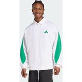 Trainingjack - Zwart - 100% Polyester - Losvallende Pasvorm