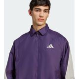 ADIDAS - Stadium - Trainingsjack - Lichtgrijs - Donkerlila