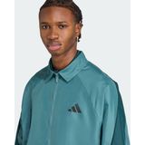 Adidas - Stadium - Trainingsjack - Zwart - 100% Polyester (Gerecycled)
