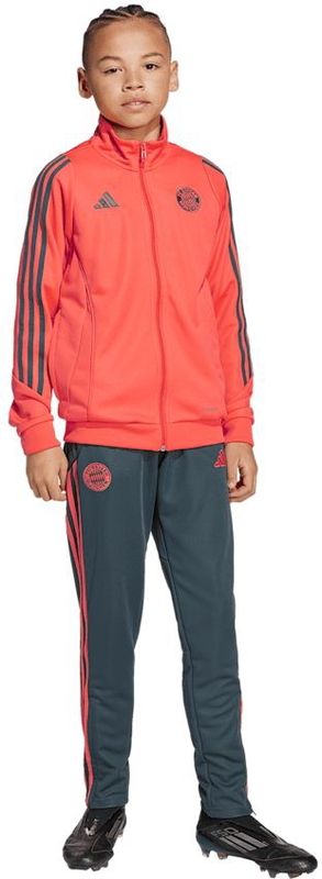 adidas - Bayern München - Trainingspak - Oranje Donkergrijs - Full-Zip 2025-2026 Kids