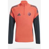 adidas - Bayern München - Trainingstrui - Oranje Donkergrijs - 1/4-Zip 2025-2026 Kids