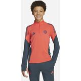 adidas - Bayern München - Trainingstrui - Oranje Donkergrijs - 1/4-Zip 2025-2026 Kids
