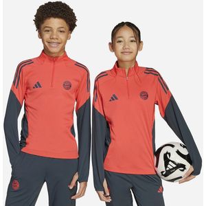 adidas - Bayern München - Trainingstrui - Oranje Donkergrijs - 1/4-Zip 2025-2026 Kids