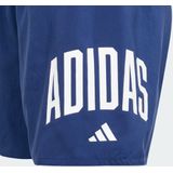 adidas - Zwemshorts - Blauw - 100% Polyester - Normale Pasvorm