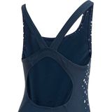 adidas - Glitter V-back - Badpak - Zilver - 100% Polyester - Infinitex