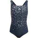 adidas - Glitter V-back - Badpak - Zilver - 100% Polyester - Infinitex