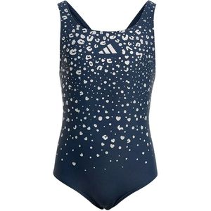 adidas - Glitter V-back - Badpak - Zilver - 100% Polyester - Infinitex