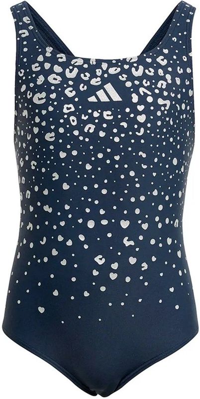 adidas - Glitter V-back - Badpak - Zilver - 100% Polyester - Infinitex