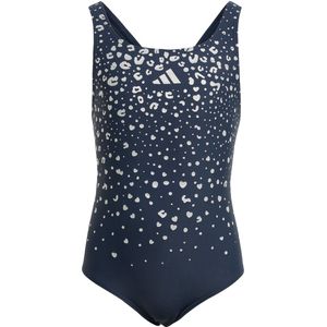 adidas - Glitter V-back - Badpak - Zilver - 100% Polyester - Infinitex Stof