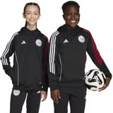 adidas - Ajax Track Hoodie - Zwart Wit Rood - Gemaakt van Gerecycled Polyester