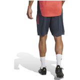 adidas - FC Bayern München - Voetbalshort - Grijs/Oranje - Materiaal: Polyester