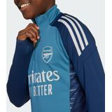 adidas - Arsenal Trainingstrui 1/4-Zip - Blauw Donkerblauw Wit - Kids