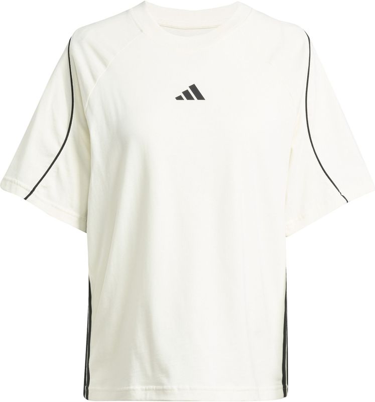 adidas - Stadium 3-Stripes - T-shirt - Zwart - Katoen