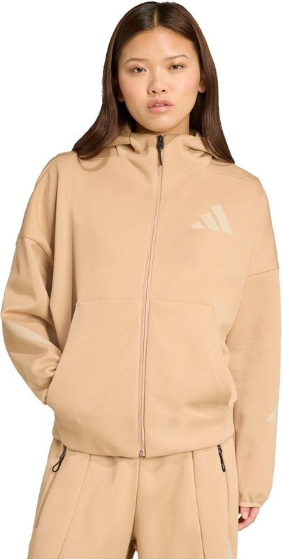 adidas - Z.N.E. Ritshoodie - Bruin - Vesten