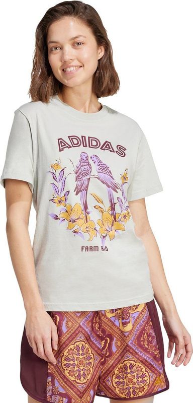 adidas X FARM - Graphic T-shirt - Grijs