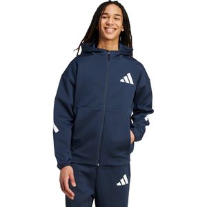 adidas SPORTSWEAR - Z.N.E. - Sportsweatshirt - Donkerblauw - Met Capuchon