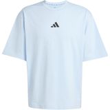 adidas - Performance Power Oversized T-shirt - Blauw - Heren