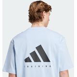 adidas - Performance Power Oversized T-shirt - Blauw - Heren