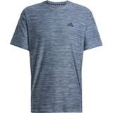 Adidas - Training Essentials - T-Shirt - Blauw - Gemaakt van Gerecycleerde Materialen