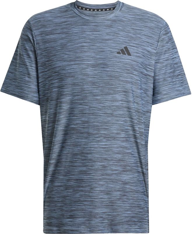 Adidas - Training Essentials - T-Shirt - Blauw - Gemaakt van Gerecycleerde Materialen