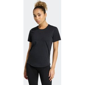 adidas Performance - Sportshirt - Zwart - Korte Mouwen - Ronde Hals