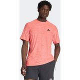Adidas - tr-es stretch t - T-shirt - Wit - Korte Mouwen