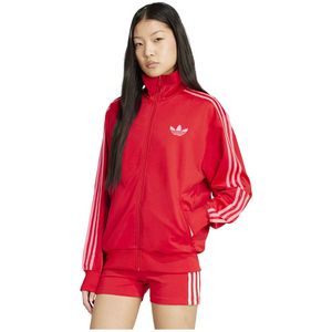 adidas Originals - Logo Sweatshirt - Rood - Dames