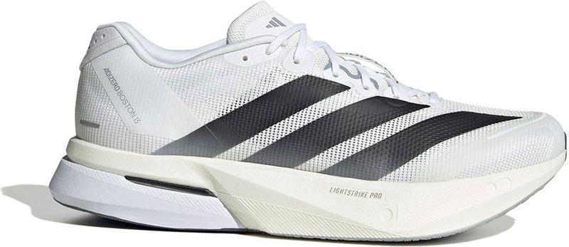 adidas - Adizero Boston 13 - Hardloopschoenen - Zwart - Mesh - Vetersluiting