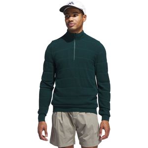 adidas - Ultimate365 Tour - Wind Knit Sweater - Groen - Korte Rits