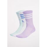 adidas - Performance Functionele Sokken - Powder Plum / White / Halo Mint - 3 Paar
