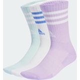 adidas - Performance Functionele Sokken - Powder Plum / White / Halo Mint - 3 Paar
