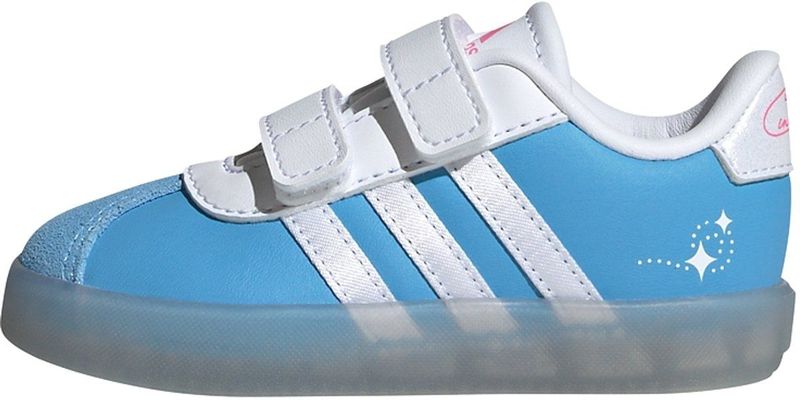 adidas - Disney Assepoester VL Court 3.0 - Sneakers - Blauw - Kinderen