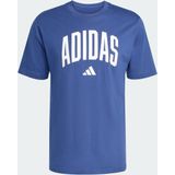 adidas - Collegiate Lineage - T-shirt - Blauw - 100% Katoen