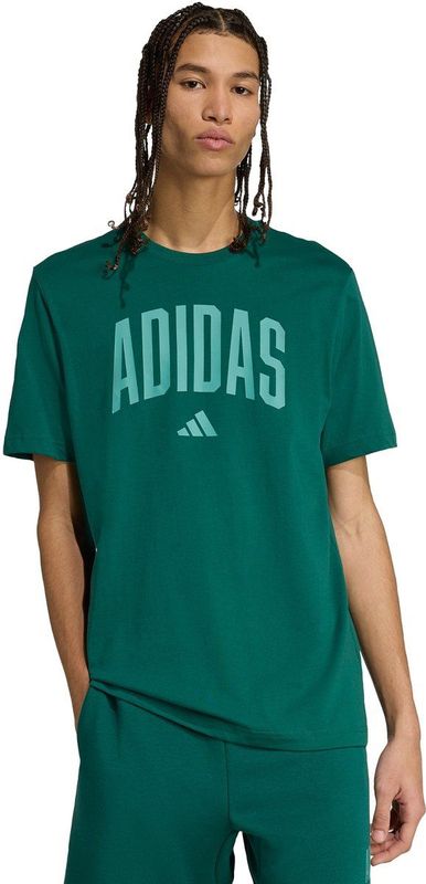 adidas - T-shirt - Katoen - Zwart