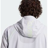 adidas - TECH APP S-TOP - Trainingsjack - Halo Silver/Lime Burst - 1-delig