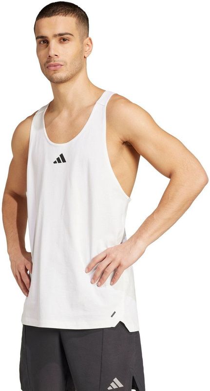 adidas - Power Stringer - Mouwloos T-shirt - Losse Pasvorm
