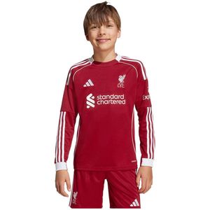 adidas - Liverpool Thuisshirt - Lange Mouwen - 2025-2026 - Kids