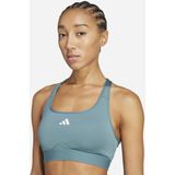 Adidas - Powerreact Training - Sportbeha - Blauw - Medium Impact