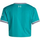 Adidas - Liverpool FC 25/26 - Cropped Dames T-shirt - Groen - Korte Mouwen