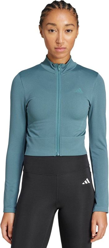 adidas - Trainingsjack - Zwart - Polyester/Polyamide - CLIMACOOL