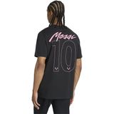 adidas - Messi Graphic - T-shirt - Zwart - Korte Mouwen